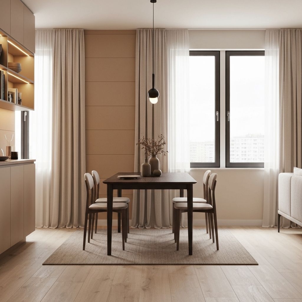 קיר דקורטיבי לפינת אוכל